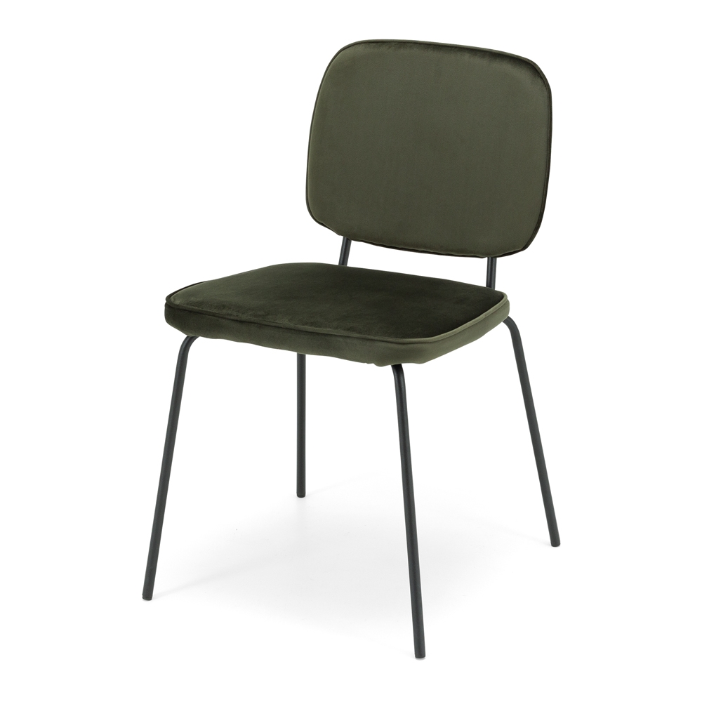 Clyde Dining Chair - Olive Green